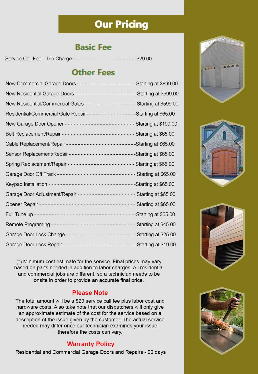 HighTech Garage Doors Downers Grove, IL 630-468-0913